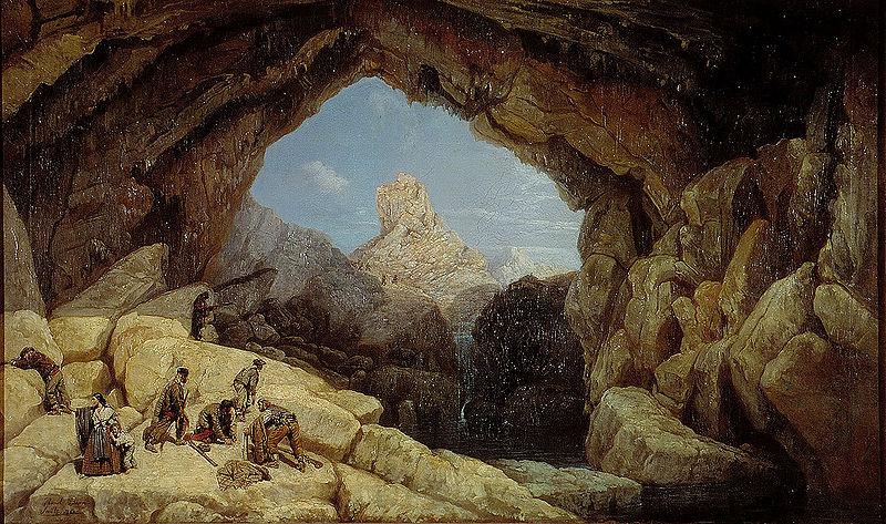 unknow artist La Cueva del Gato Germany oil painting art